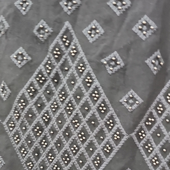 Monoreno Vtg Black and White Geometric Mini Dress - Picture 3 of 16